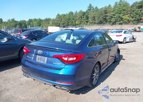 2017 Hyundai Sonata Sport 2.0T from USA, damaged, VIN 5NPE34AB7HH496269